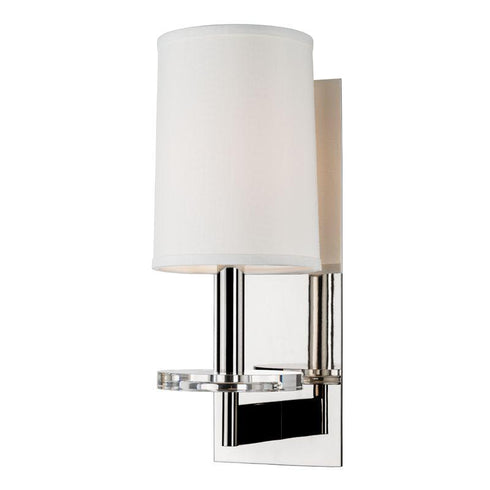 Hudson Valley Chelsea Wall Sconce in Polished Nickel Finish Model: 8801-PN