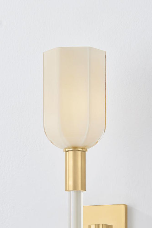 Hudson Valley Chester Park Wall Sconce in Aged Brass Finish Model: 6718-AGB