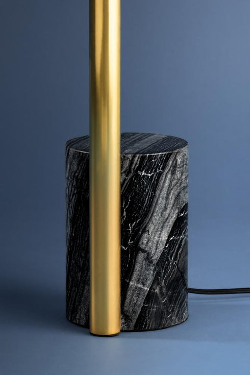Hudson Valley Circleville Floor Lamp in Aged Brass Finish Model: L9054-AGB