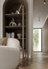 Hudson Valley Circleville Floor Lamp in Aged Brass Finish Model: L9054-AGB