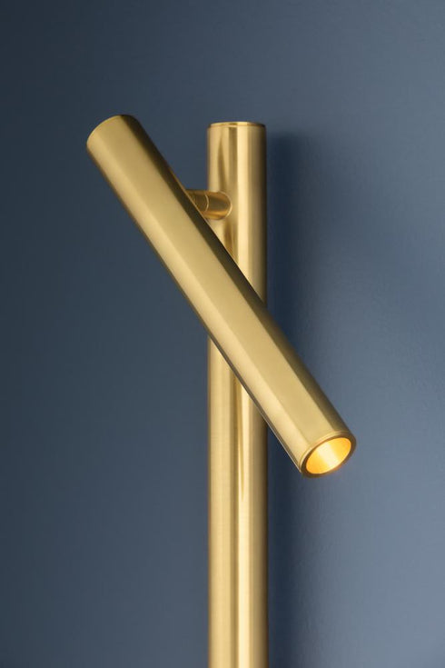 Hudson Valley Circleville Wall Sconce in Aged Brass Finish Model: 9022-AGB