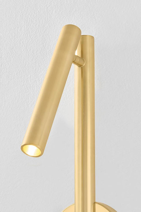 Hudson Valley Circleville Wall Sconce in Aged Brass Finish Model: 9022-AGB