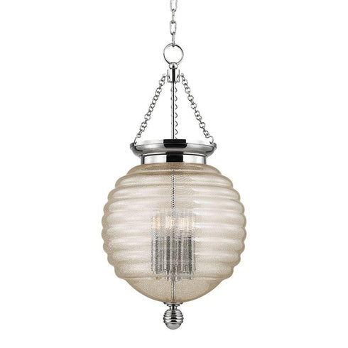 Hudson Valley Coolidge 4 LIGHT PENDANT in Aged Brass Finish Model: 3214-AGB