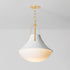 Hudson Valley Coventry Pendant in Vintage Gold Leaf Finish Model: 4520-VGL/WP