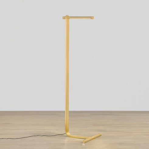 Hudson Valley Deptford Floor Lamp in Aged Brass Finish Model: L7255-AGB