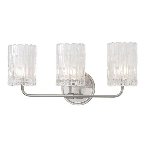 Hudson Valley Dexter 3 LIGHT BATH BRACKET in Satin Nickel Finish Model: 1333-SN