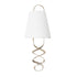Hudson Valley Dota 2 LIGHT WALL SCONCE in Vintage Gold Leaf Finish Model: 7322-VGL