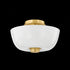 Hudson Valley Dove Flush Mount in Aged Brass Finish Model: 5215-AGB