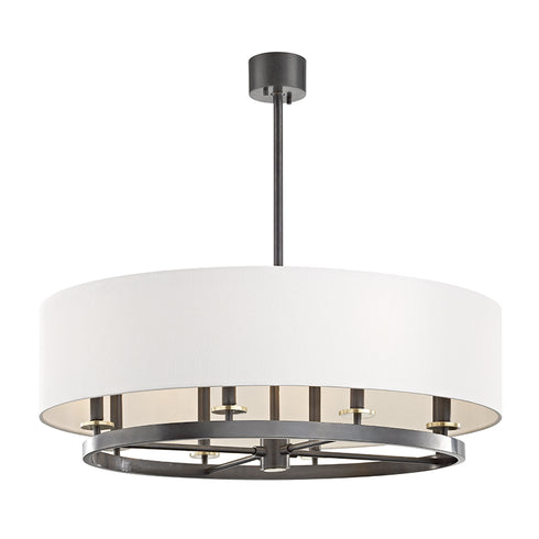 Hudson Valley Durham 8 LIGHT ISLAND LIGHT in Aged Old Bronze Finish Model: 6539-AOB