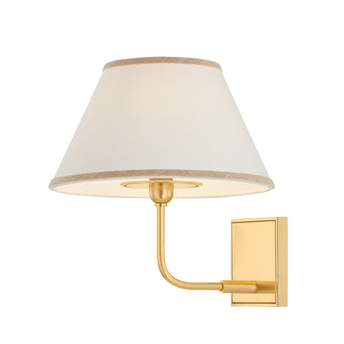Hudson Valley DURLAND Wall Sconce in Aged Brass Finish Model: 7421-AGB