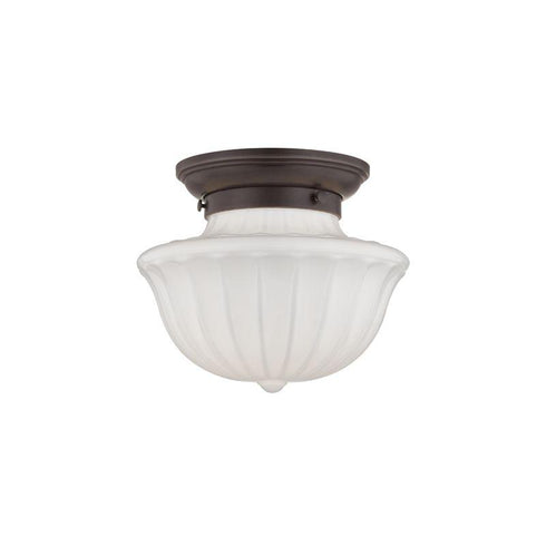 Hudson Valley Dutchess 1 LIGHT SMALL FLUSH MOUNT in Old Bronze Finish Model: 5009F-OB