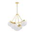 Hudson Valley Duxbury Chandelier in Aged Brass Finish Model: 2105-AGB