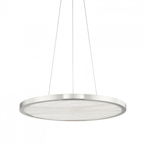 Hudson Valley Eastport 24 Inch LED CHANDELIER in Polished Nickel Finish Model: 6324-PN