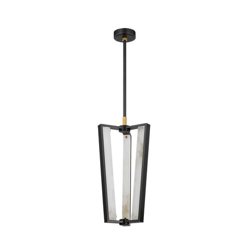 Hudson Valley Edgemere Pendant in Aged Brass Finish Model: 4053-AGB