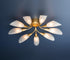 Hudson Valley Enfield Semi Flush in Vintage Gold Leaf Finish Model: 3031-VGL
