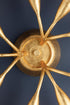 Hudson Valley Enfield Semi Flush in Vintage Gold Leaf Finish Model: 3031-VGL