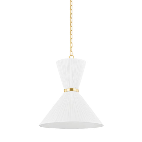 Hudson Valley Enid 2 LIGHT PENDANT in Aged Brass Finish Model: 5922-AGB