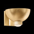 Hudson Valley Fairview Wall Sconce in Vintage Gold Leaf Finish Model: 4806-VGL