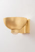 Hudson Valley Fairview Wall Sconce in Vintage Gold Leaf Finish Model: 4806-VGL