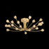 Hudson Valley Falkirk Semi Flush in Vintage Gold Leaf Finish Model: 5422-VGL