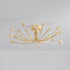 Hudson Valley Falkirk Semi Flush in Vintage Gold Leaf Finish Model: 5422-VGL