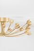 Hudson Valley Falkirk Semi Flush in Vintage Gold Leaf Finish Model: 5422-VGL