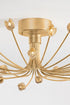Hudson Valley Falkirk Semi Flush in Vintage Gold Leaf Finish Model: 5422-VGL