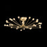 Hudson Valley Falkirk Semi Flush in Vintage Gold Leaf Finish Model: 5430-VGL