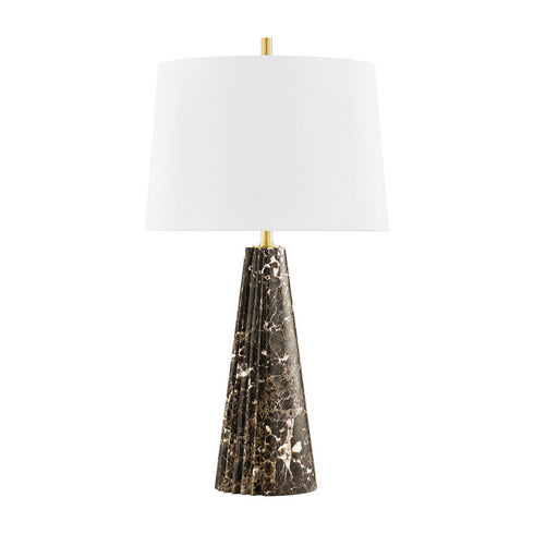 Hudson Valley Fanny Table Lamp in Aged Brass Finish Model: L3630-AGB