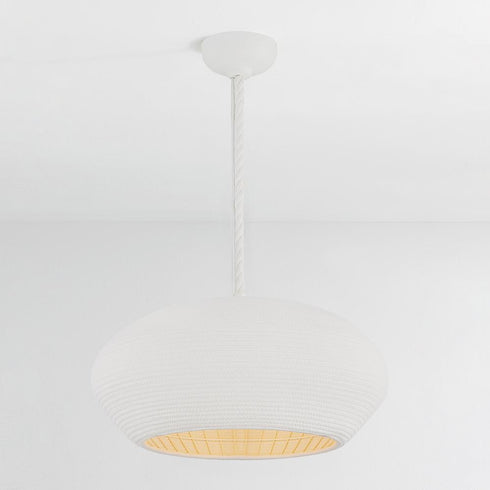 Hudson Valley Ferndale Pendant in Gesso White Finish Model: 2224-GSW