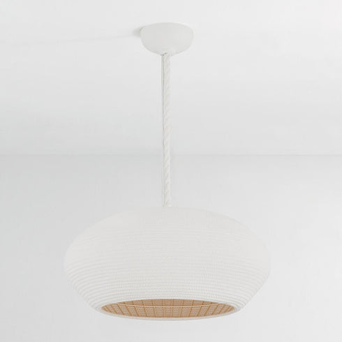 Hudson Valley Ferndale Pendant in Gesso White Finish Model: 2224-GSW
