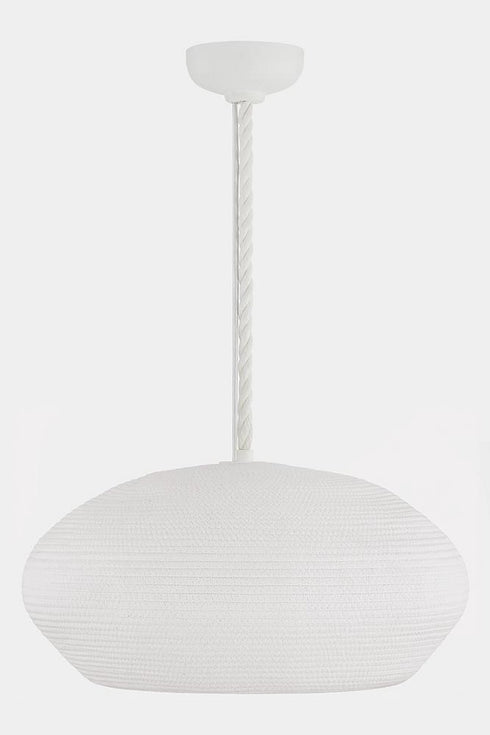 Hudson Valley Ferndale Pendant in Gesso White Finish Model: 2224-GSW