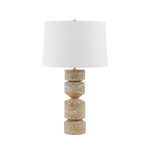 Hudson Valley Galeville Table Lamp in Aged Brass Finish Model: L4730-AGB