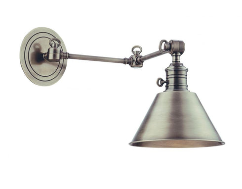 Hudson Valley Garden City Wall Sconce in Antique Nickel Finish Model: 8322-AN
