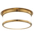 Hudson Valley Geneva 2 LIGHT FLUSH MOUNT in Aged Brass Finish Model: 712-AGB