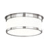Hudson Valley Geneva 2 LIGHT FLUSH MOUNT in Aged Brass Finish Model: 712-AGB