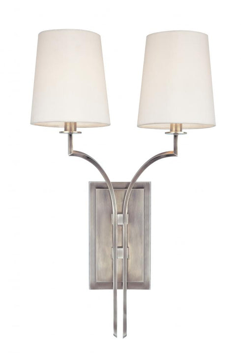 Hudson Valley Glenford 2 LIGHT WALL SCONCE in Aged Brass Finish Model: 3112-AGB