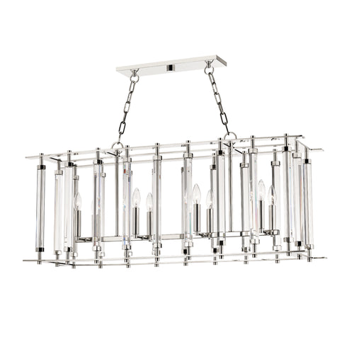 Hudson Valley Haddon Linear in Polished Nickel Finish Model: 2842-PN