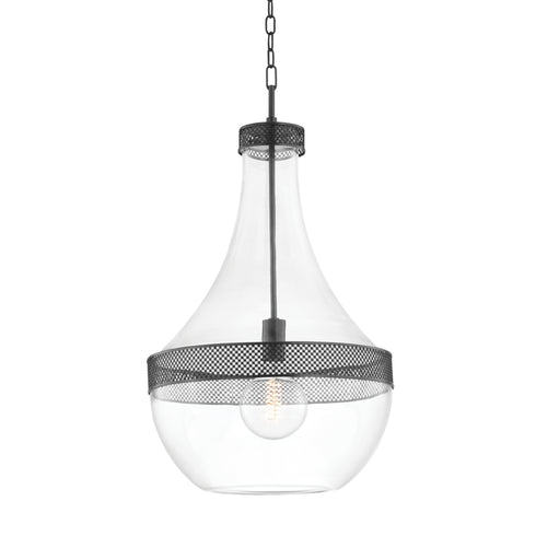 Hudson Valley Hagen 1 LIGHT PENDANT in Old Bronze Finish Model: 1817-OB