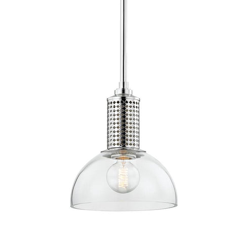 Hudson Valley Halcyon Pendant in Polished Nickel Finish Model: 7210-PN