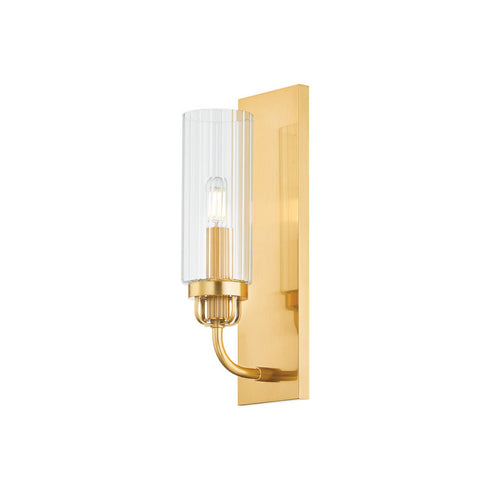 Hudson Valley Halifax Wall Sconce in Aged Brass Finish Model: 9314-AGB