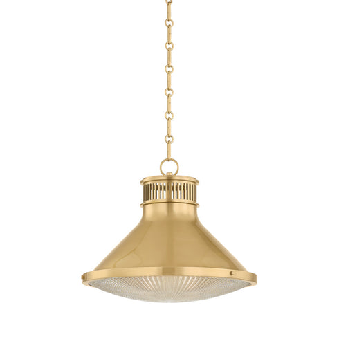 Hudson Valley Highclere Pendant in Aged Brass Finish Model: MDS2405-AGB