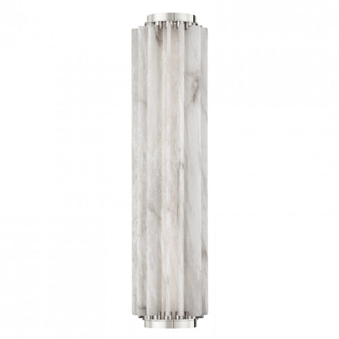 Hudson Valley Hillside LARGE WALL SCONCE in Polished Nickel Finish Model: 6024-PN