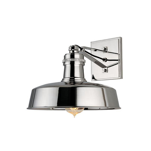 Hudson Valley Hudson Falls Wall Sconce in Polished Nickel Finish Model: 8601-PN