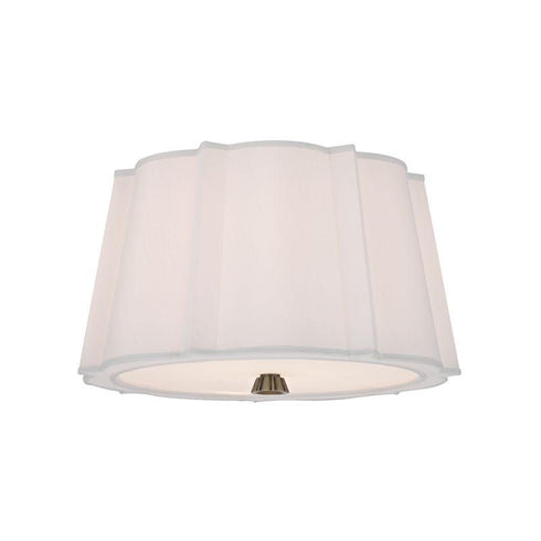 Hudson Valley Humphrey 2 LIGHT SEMI FLUSH in Aged Brass Finish Model: 4817-AGB