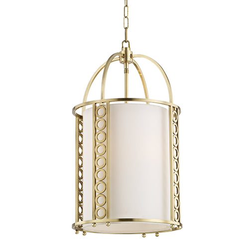 Hudson Valley Infinity Pendant in Aged Brass Finish Model: 6714-AGB
