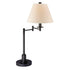 Hudson Valley_discontinued Kennett 1 Light D 1 LIGHT SWING ARM TABLE LAMP in Aged Silver Finish Model: MDS1403-AGB/DB
