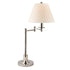 Hudson Valley_discontinued Kennett 1 Light D 1 LIGHT SWING ARM TABLE LAMP in Aged Silver Finish Model: MDS1403-AGB/DB