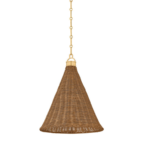 Hudson Valley Kensington Pendant in Aged Brass Finish Model: MDS2102-AGB