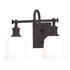 Hudson Valley Keswick 2 LIGHT BATH BRACKET in Old Bronze Finish Model: 1972-OB